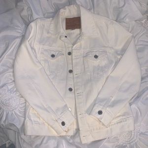 White Lucky Brand Jean jacket
